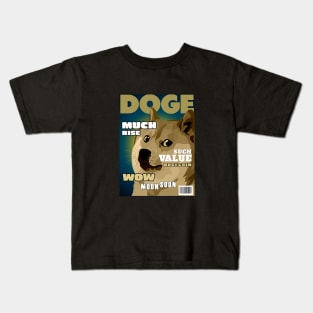 DOGE Magazine Cover Kids T-Shirt